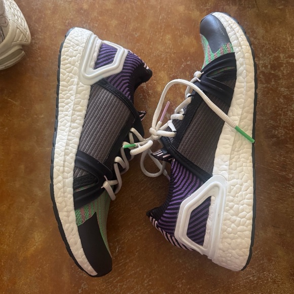 Size 9.5 - Stella McCartney x adidas UltraBoost 20 Flash Green Purple W - Picture 8 of 11